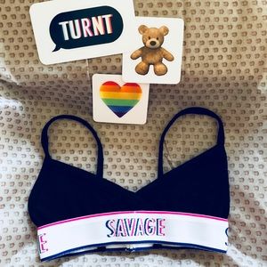 KKW Kimoji Bralette - Black